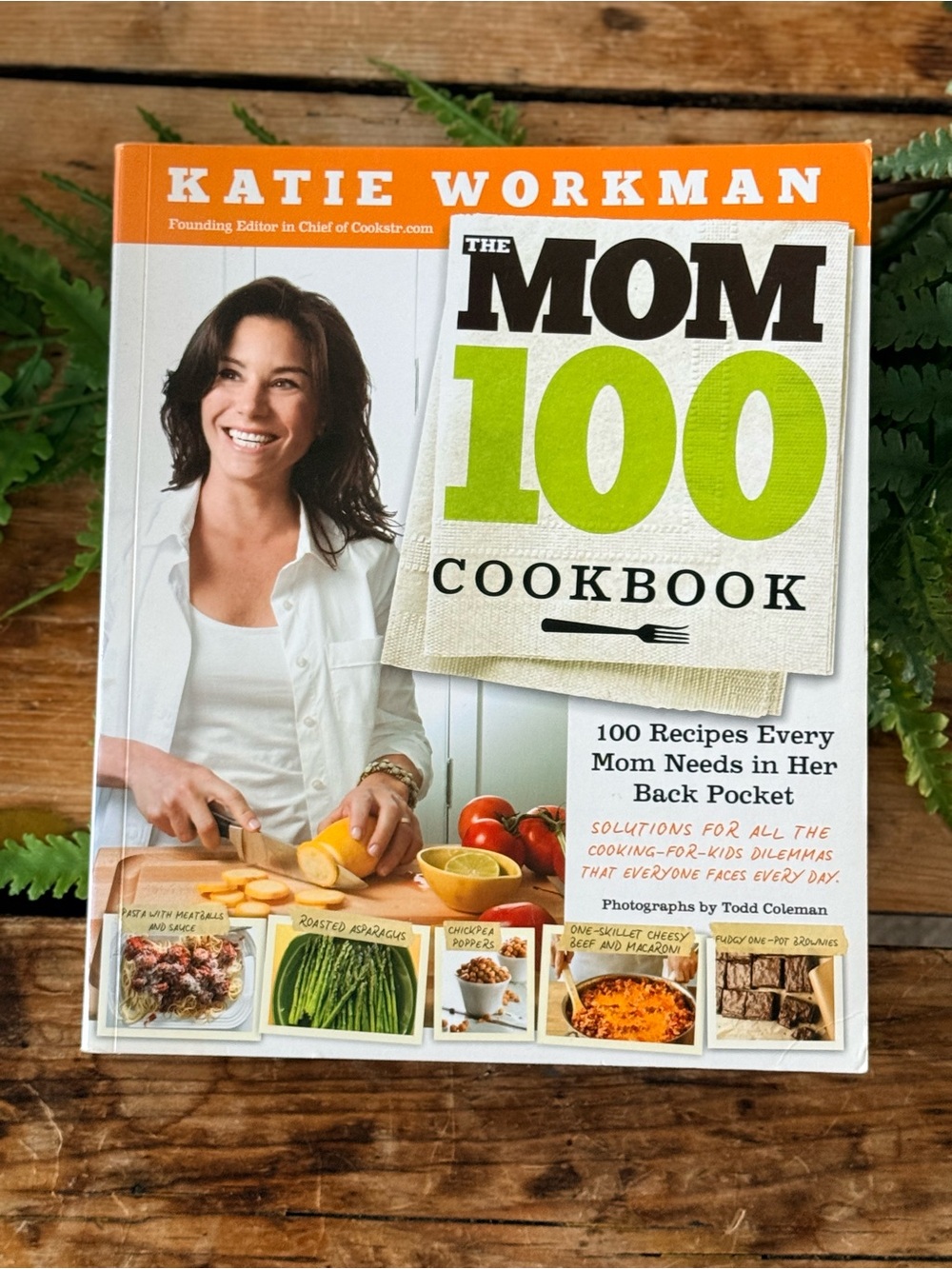 The Mom 100 Cookbook - White & Orange Cover